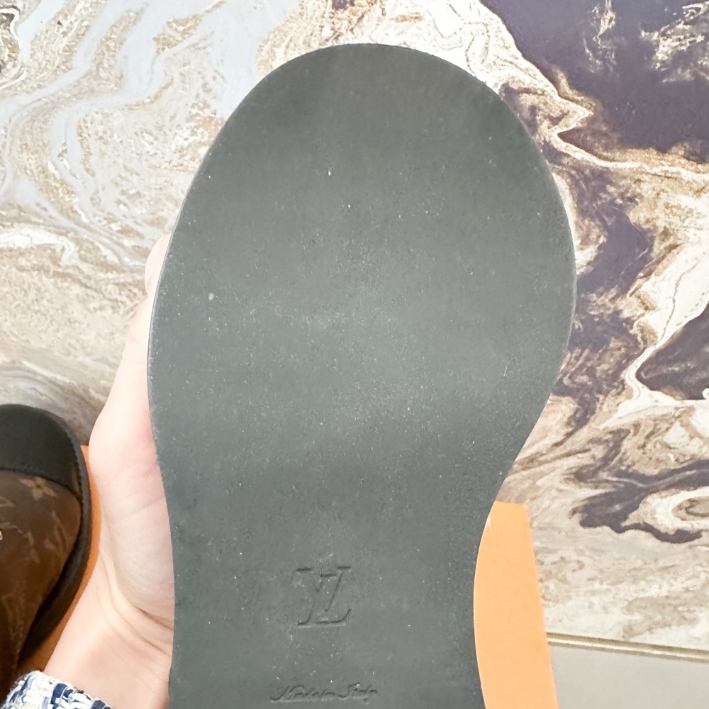 Louis Vuitton Monogram Wonderland Twist Flat Ranger Combat Boots - Picture 7 of 11